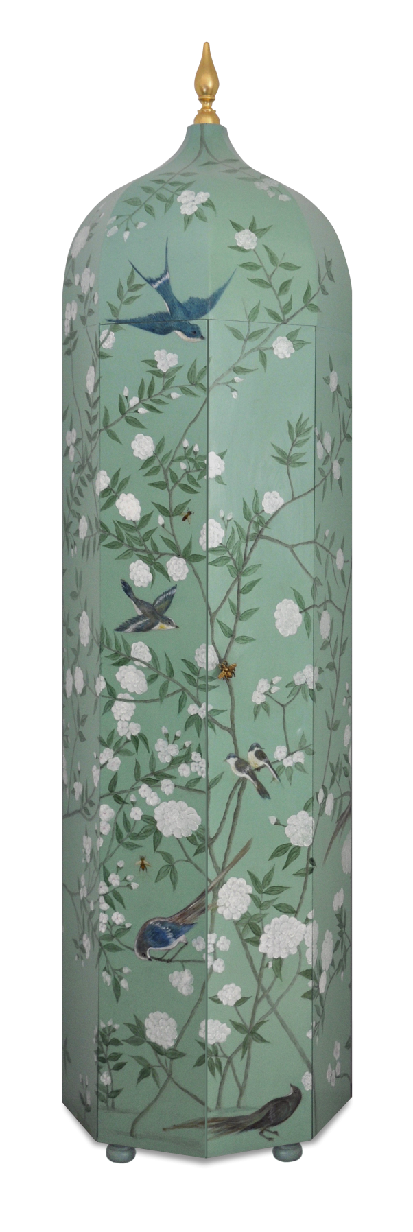 Solid Painted Campaign Wardrobe - Green