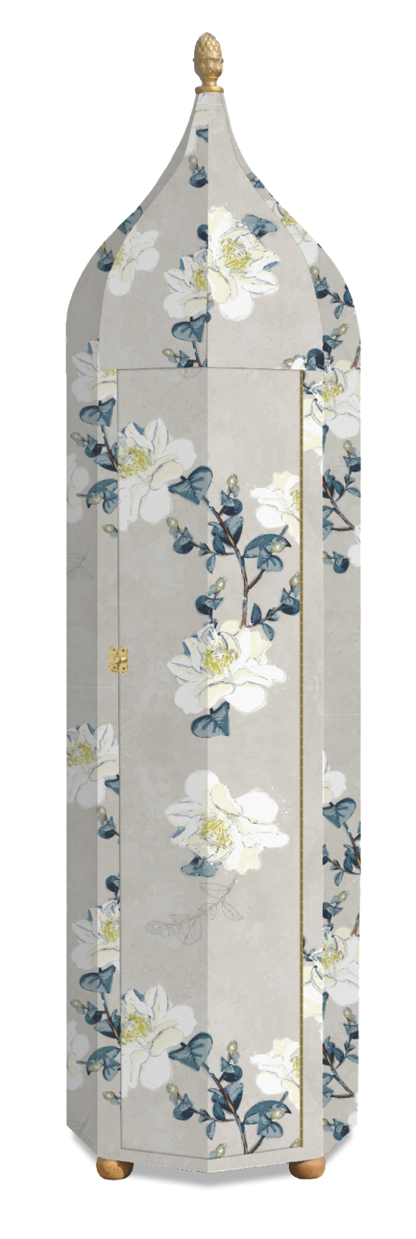 Classic Campaign Wardrobe - Floral Charcoal