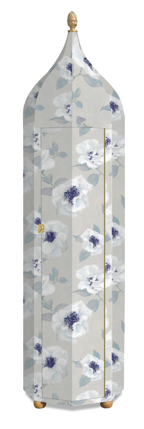 Classic Campaign Wardrobe -  Floral Grey